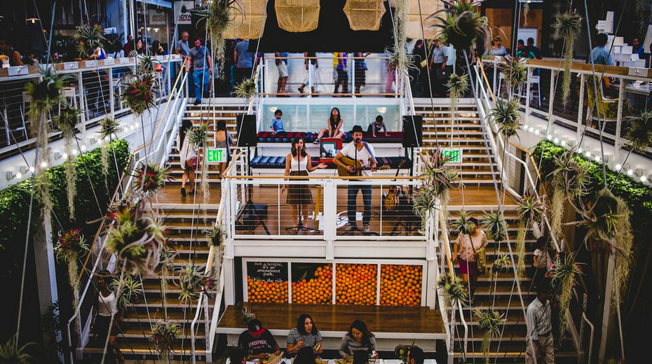 Anaheim Packing House with kids