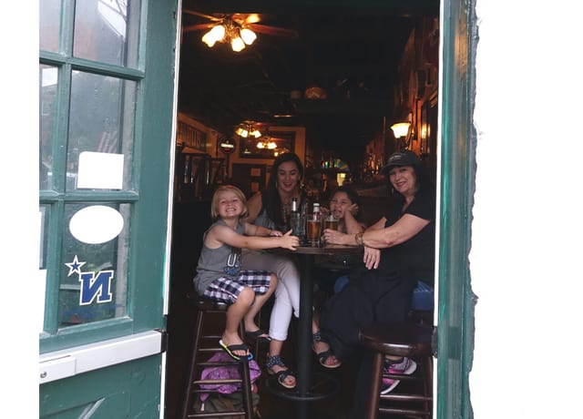 Kids inside Galway Bay Irish Pub Annapolis