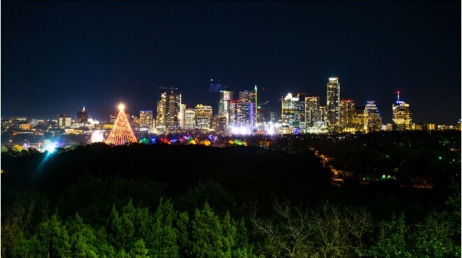 Austin at night