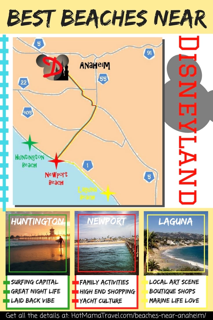 The Best Beaches Near Disneyland, Anaheim CA
