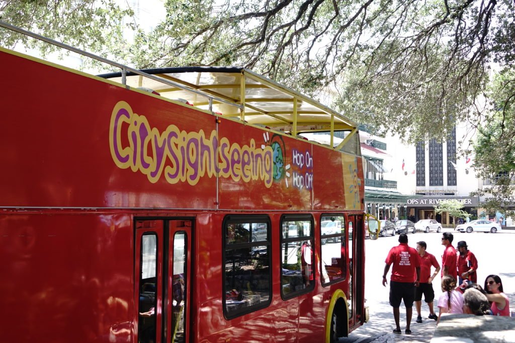 family activity in san antonio city sightseeing bus