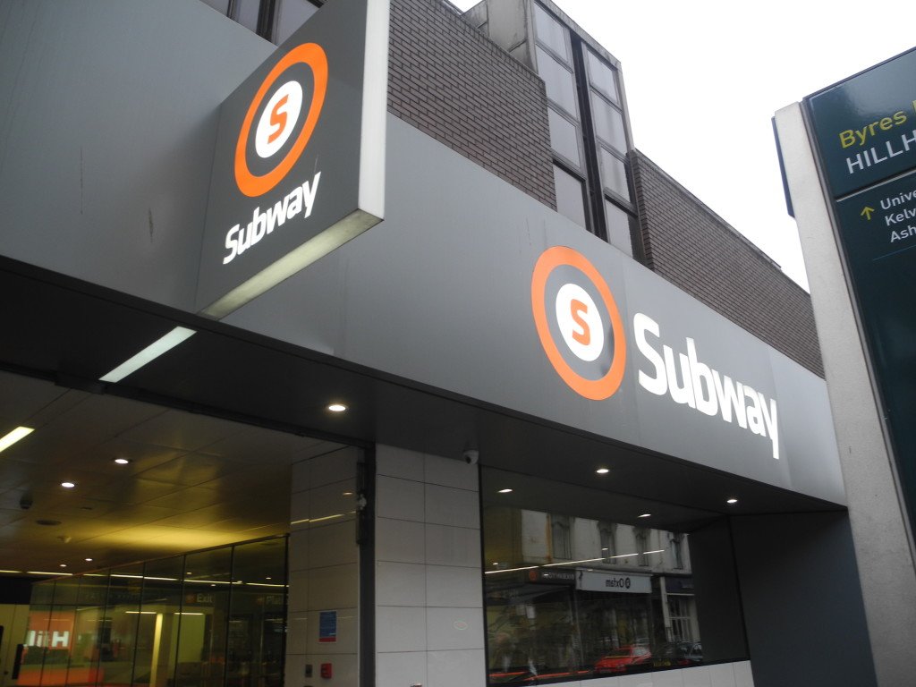 Ride the clockwork orange subway in glasgow scotland