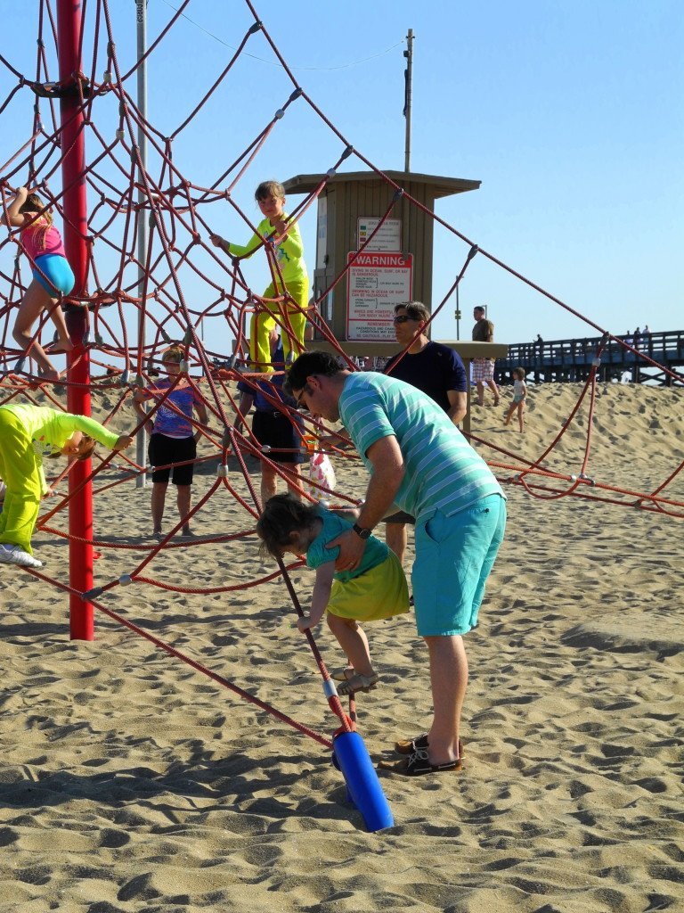 Balboa Beach jungle gym