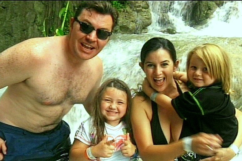 Dunns River Falls with kids