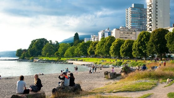 English Bay Vancouver Beach Activity