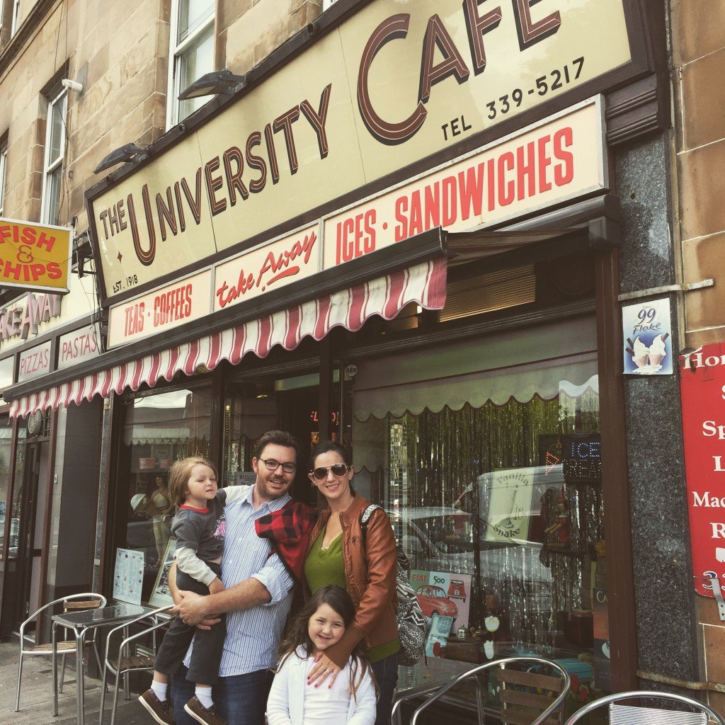 casual family restaurant in glasgow scotland university cafe