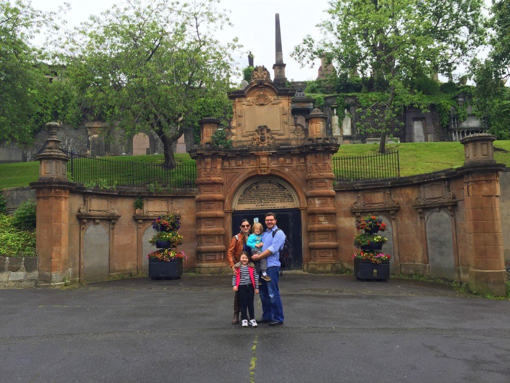 visiting the city of the dead with kids at necropolis in glasgow scotland