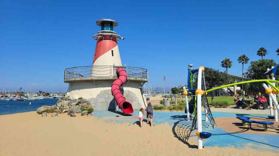 Family-friendly Marina Park Newport Beach