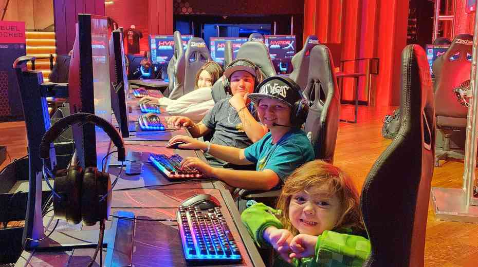 family-friendly gaming at Hyper X Arena Las Vegas