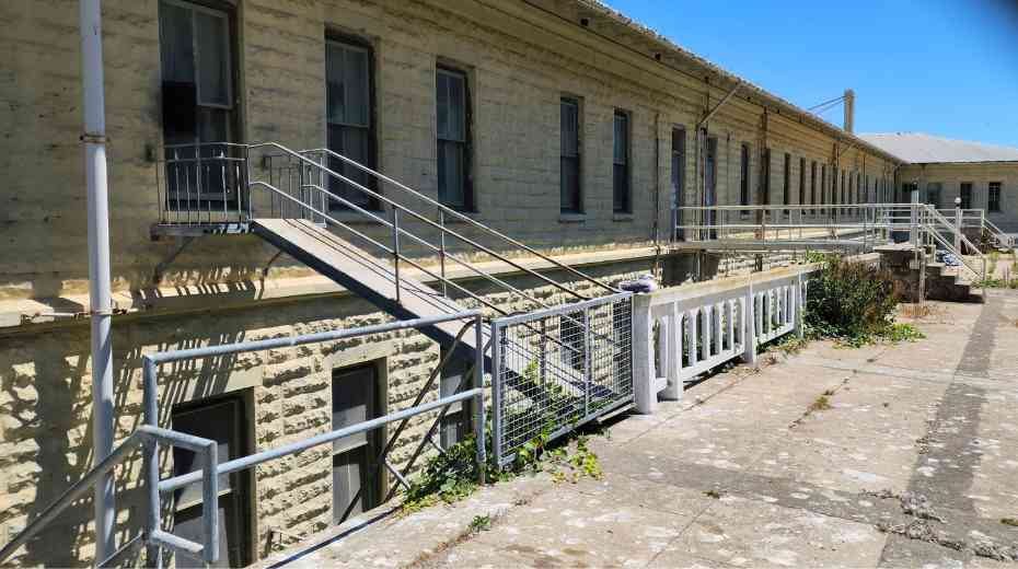 Barracks and Apartments on Alcatraz Island
