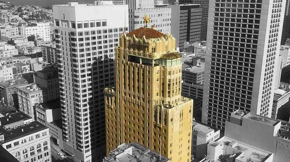 Haunted Beacon Grand formerly Sir Francis Drake Hotel in San Francisco