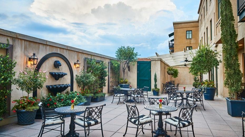Terrace at French Quarter Inn Charleston Family Hotel