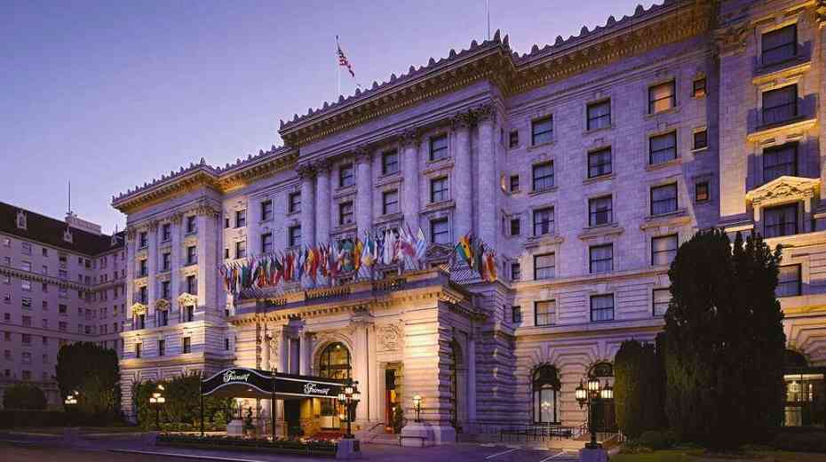 Fairmont San Francison a haunted hotel in San Francisco