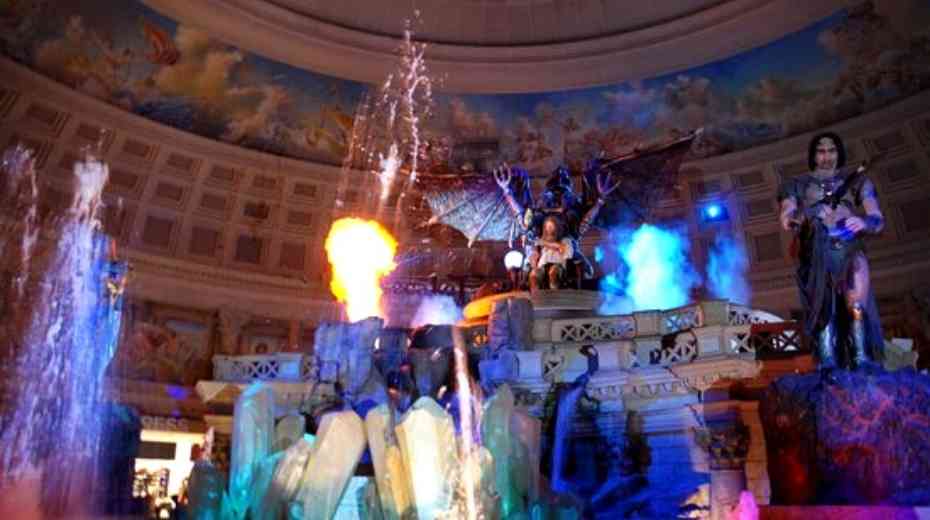 Free Fall of Atlantis Show in Las Vegas