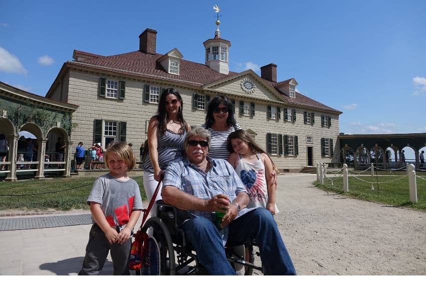 Mount Vernon with kids and wheelchair
