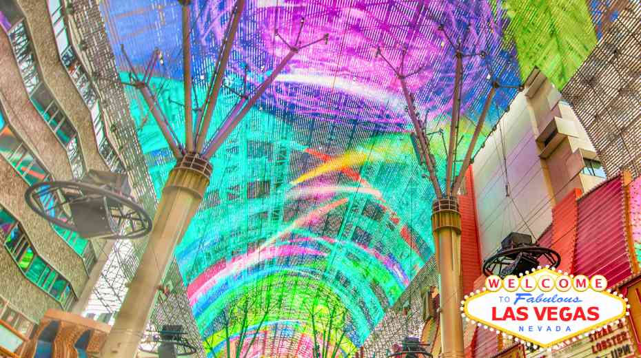 free fremont street experience in Las Vegas