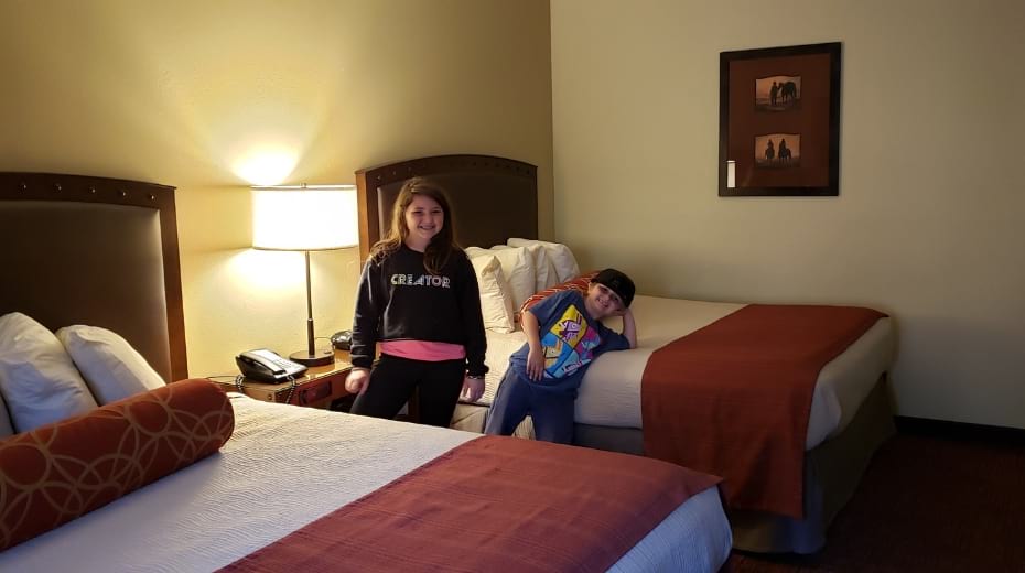 Inside hotel room at BW Plus Inn of Williams