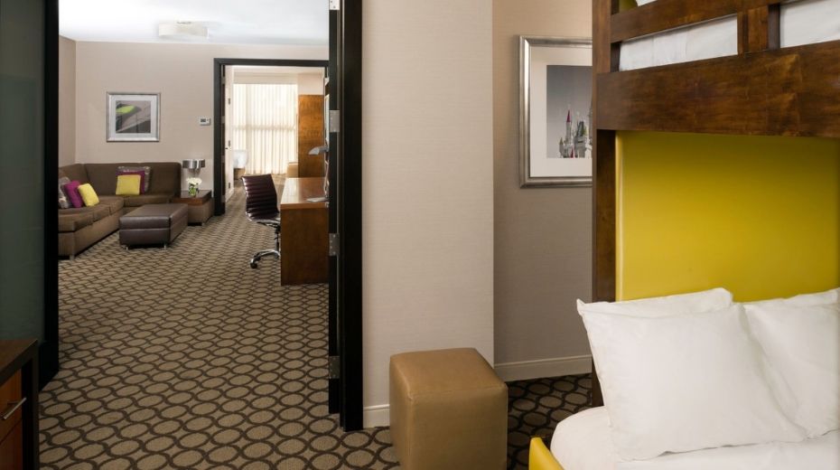 Family Suite at Hyatt Regency Orange County near Disneyland