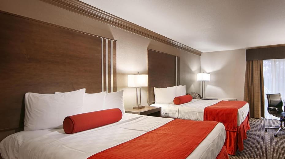 Inside room at Best Western Austin Hotel