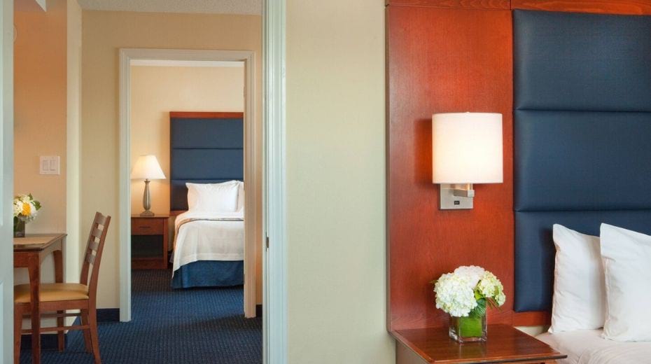 Rooms inside Residence Inn Boston Tudor Wharf