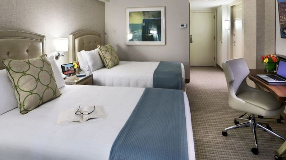 Room inside Seaport Hotel Boston with kids