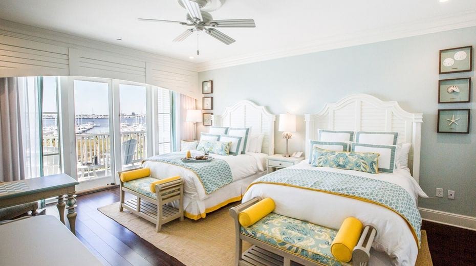 Charleston family suite inside Beach Club Harbor Resort
