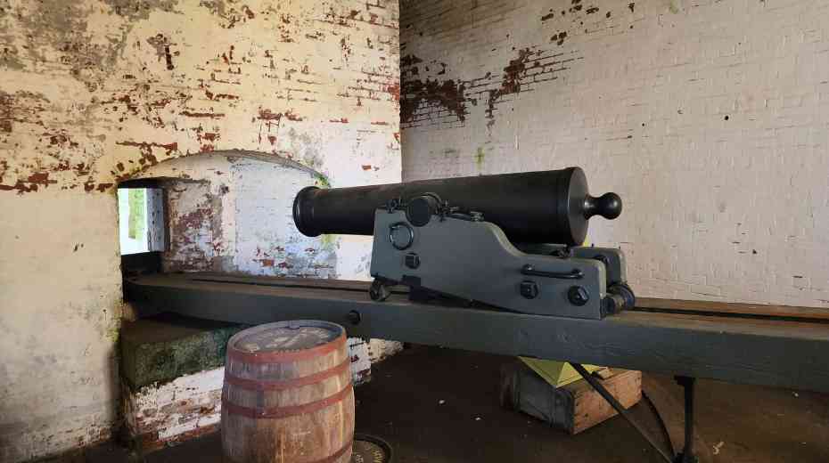 Cannon at Alcatraz