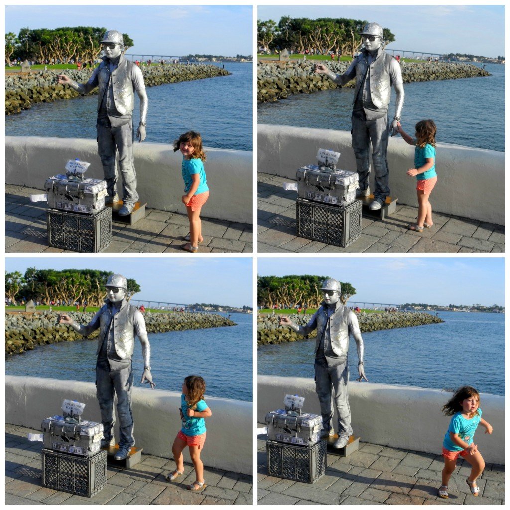 Seaport Village street performer for Kids