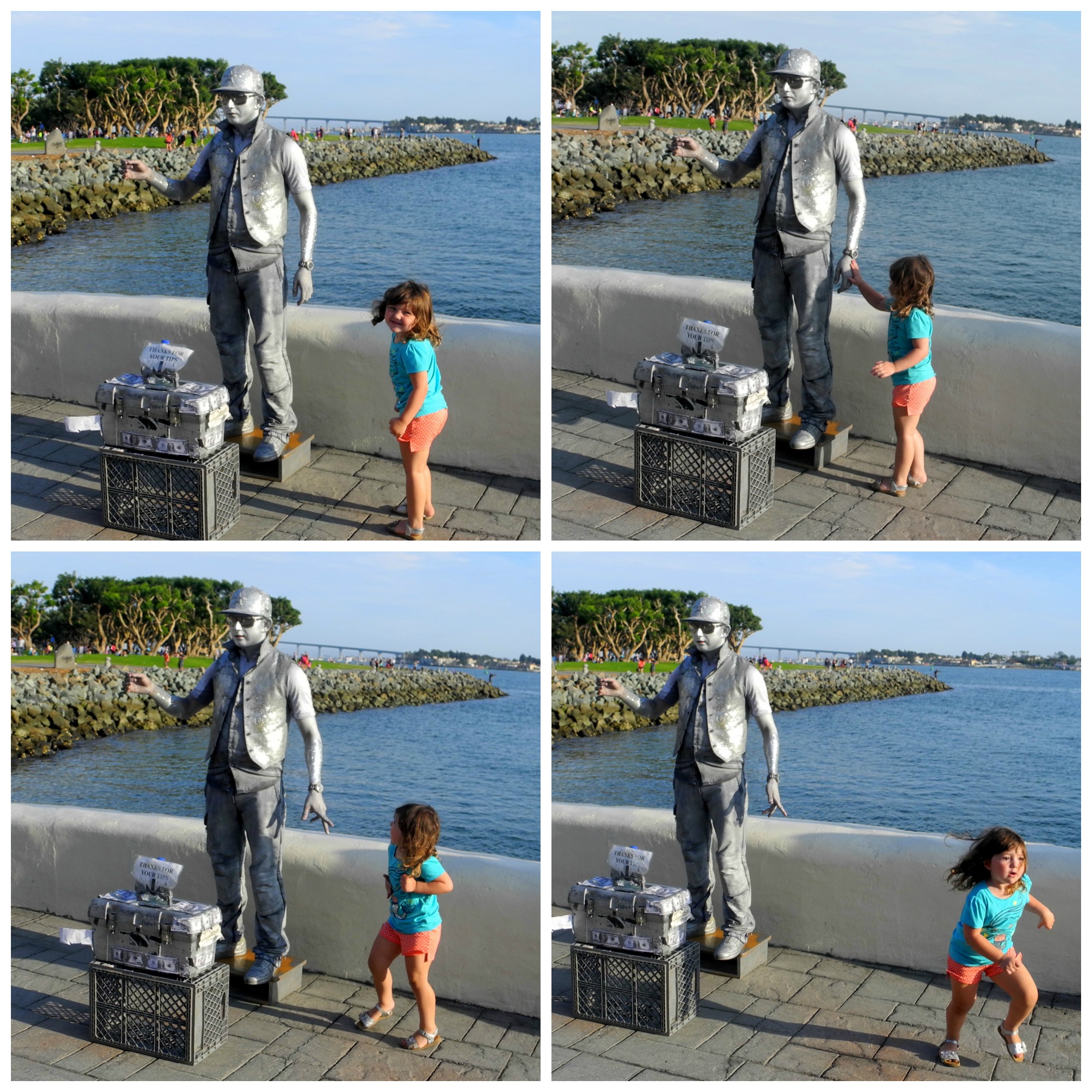 Seaport Village street performer for Kids