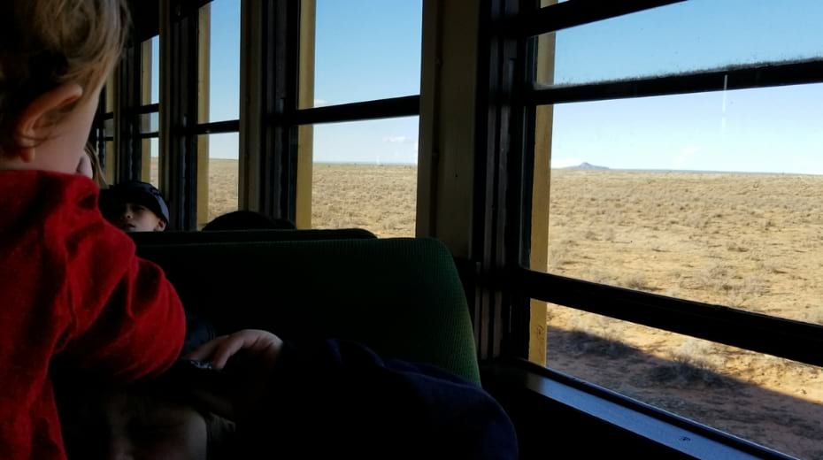Lovely view from train to Grand Canyon