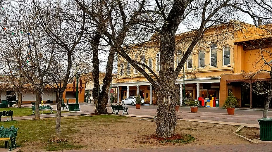 View from Santa Fe Plaza New Mexico