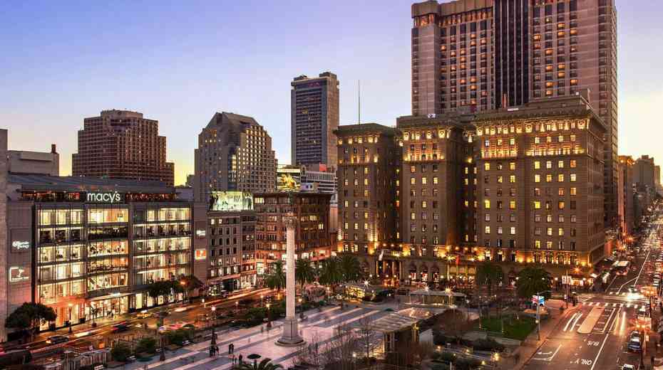 Haunted Hotels in San Francisco Westin St. Francis Union Square