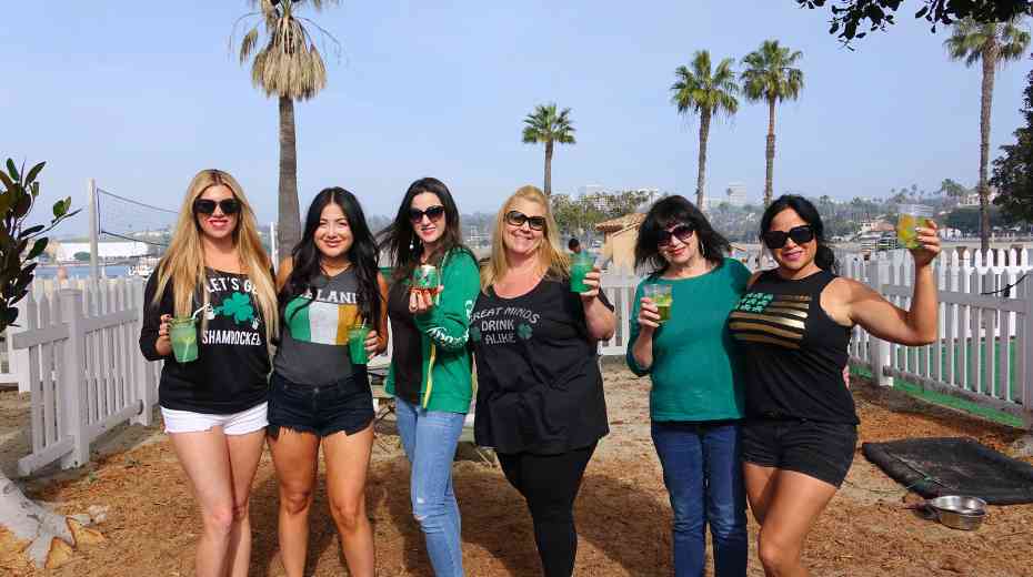 St Patricks day at Newport Dunes