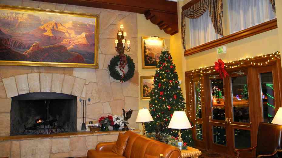 Christmas at the Grand Canyon Railway Hotel for the Polar Express