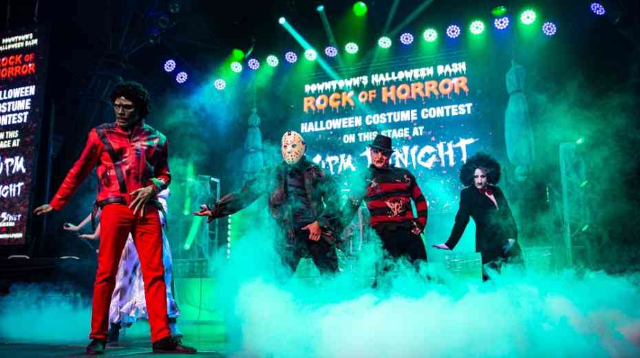 Fremont Street Halloween in Las Vegas